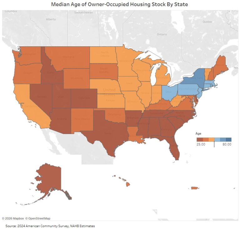 Age of Housing Stock by State – Eye On Housing